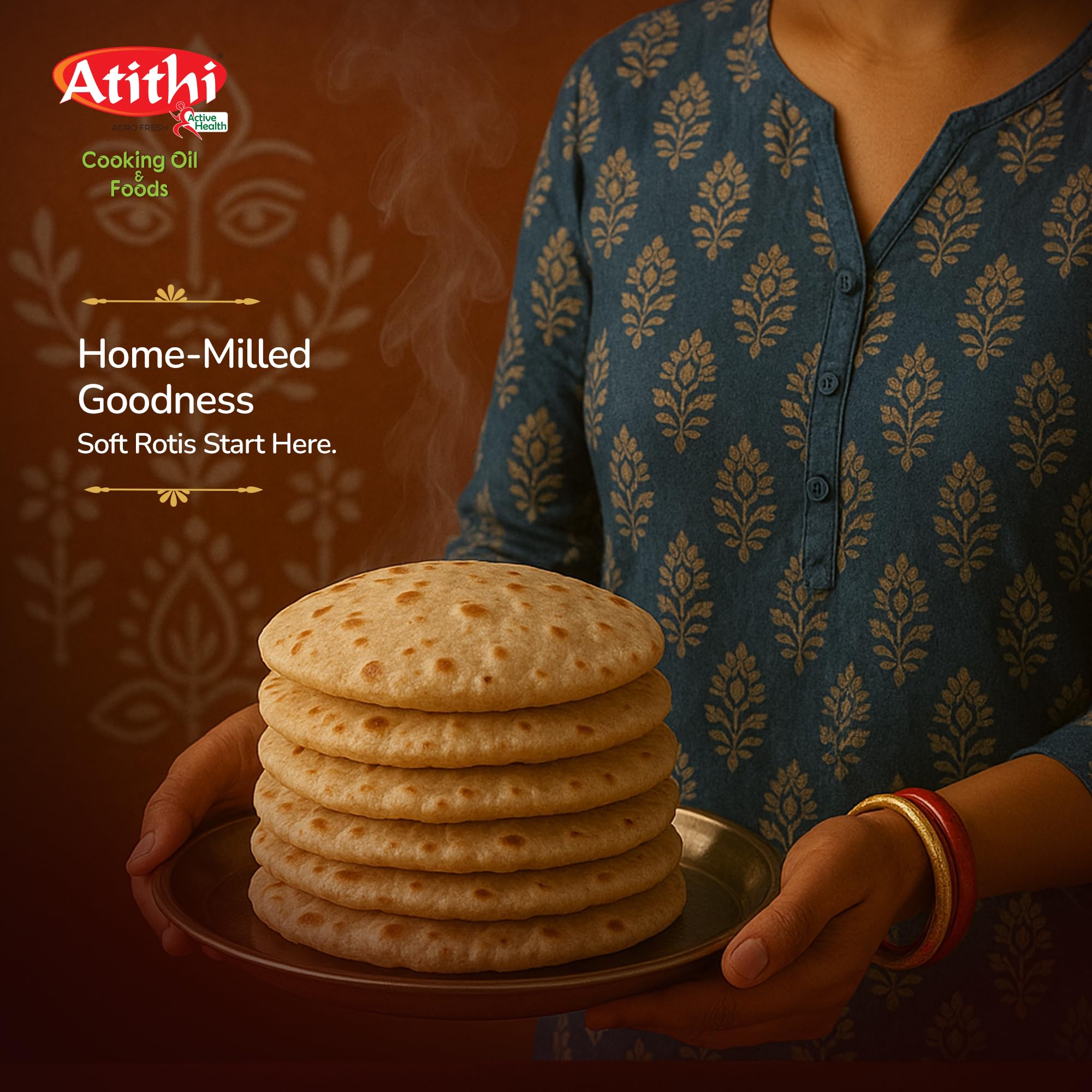 Atithi Shudh Chakki Fresh Atta (100% Atta, 0 % Maida)