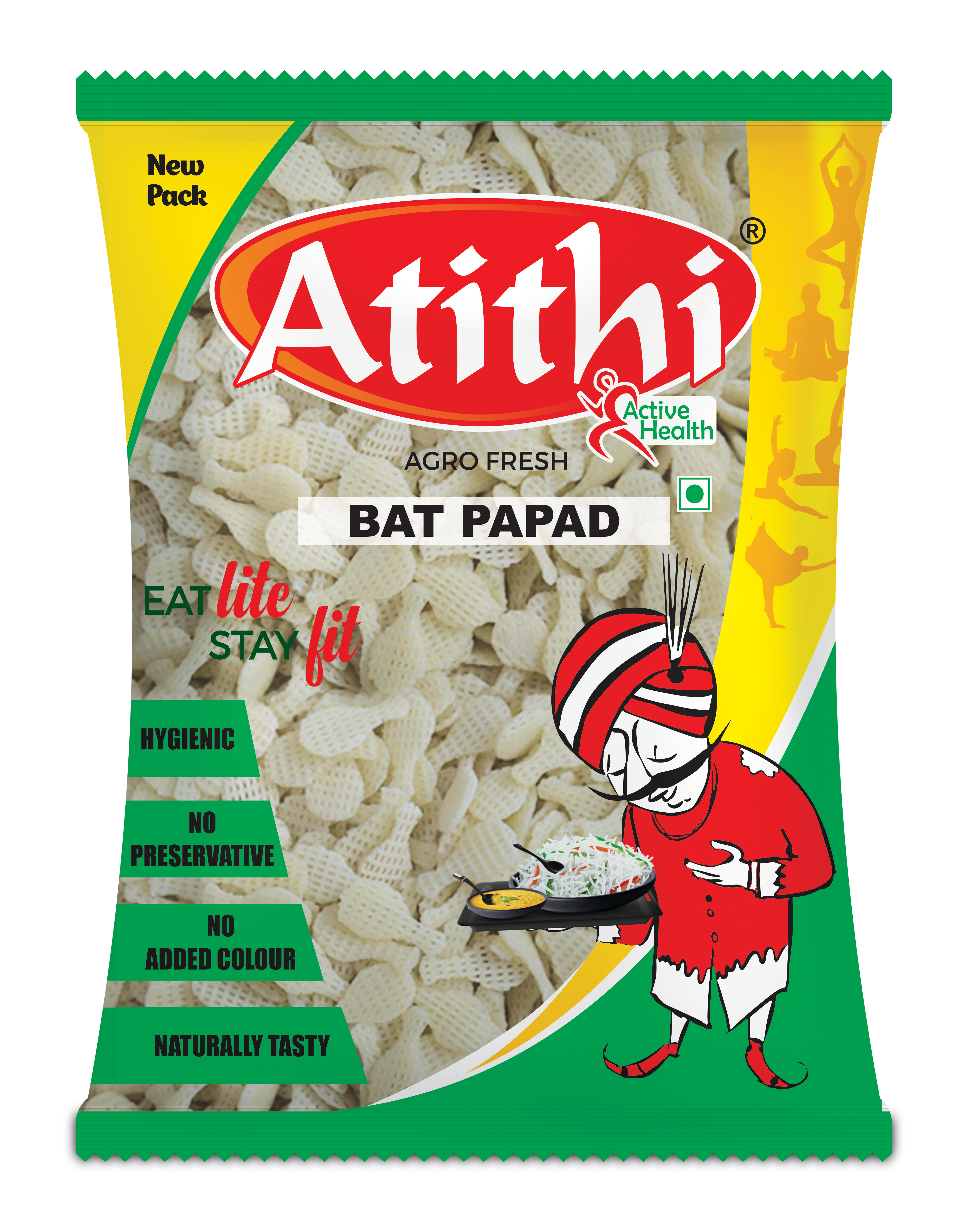 Atithi Badmiton Shaped Fryums