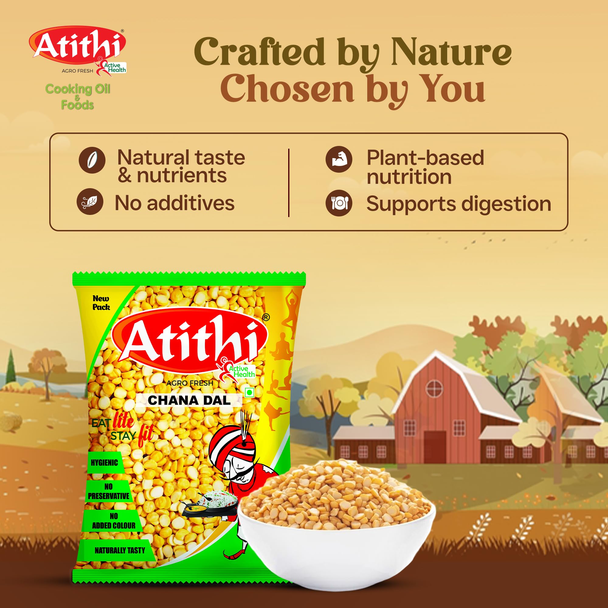 Atithi Premium Chana Dal