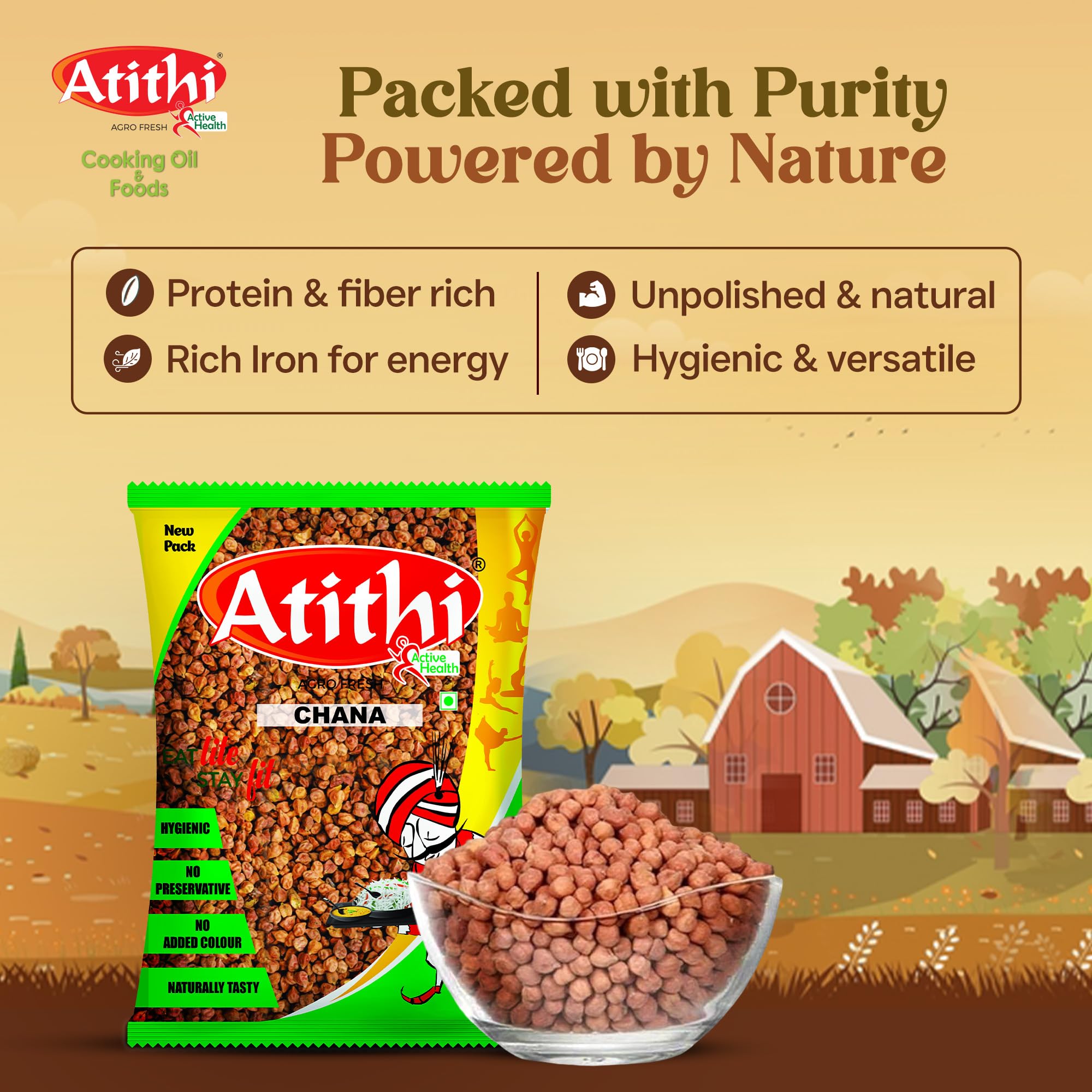 Atithi Premium Kala Chana