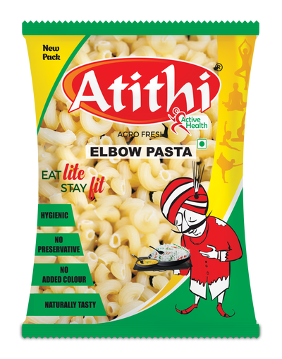 Atithi Elbow Pasta (100% Sooji)