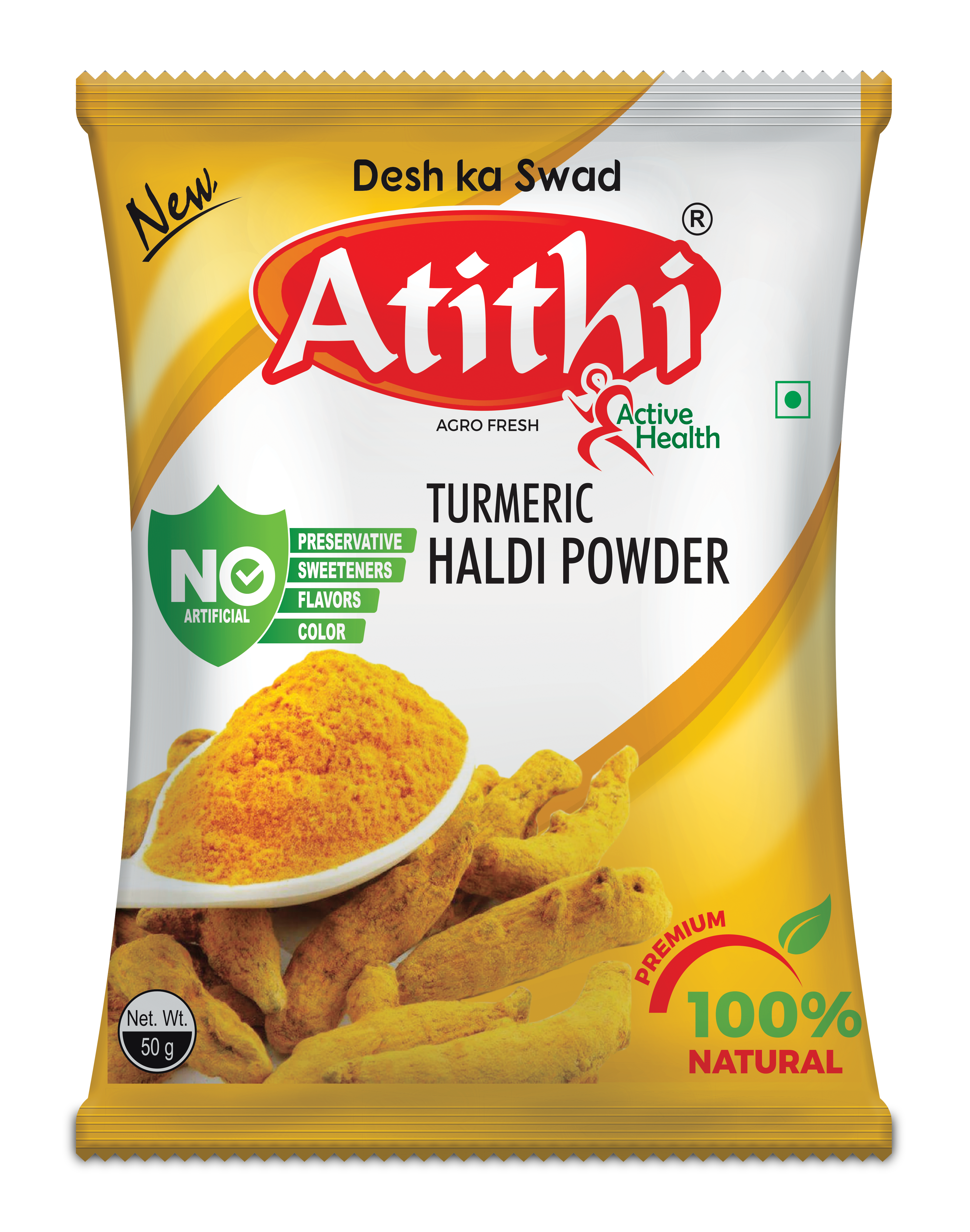 Atithi Turmeric Powder (Haldi Gura)