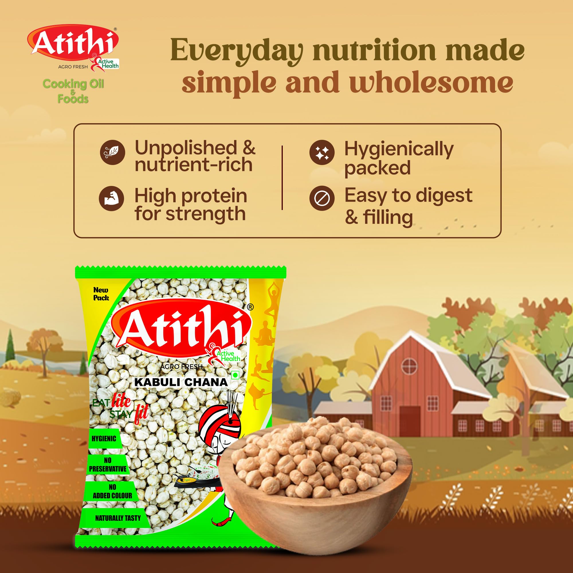 Atithi Premium Kabuli Chana (Big Size)
