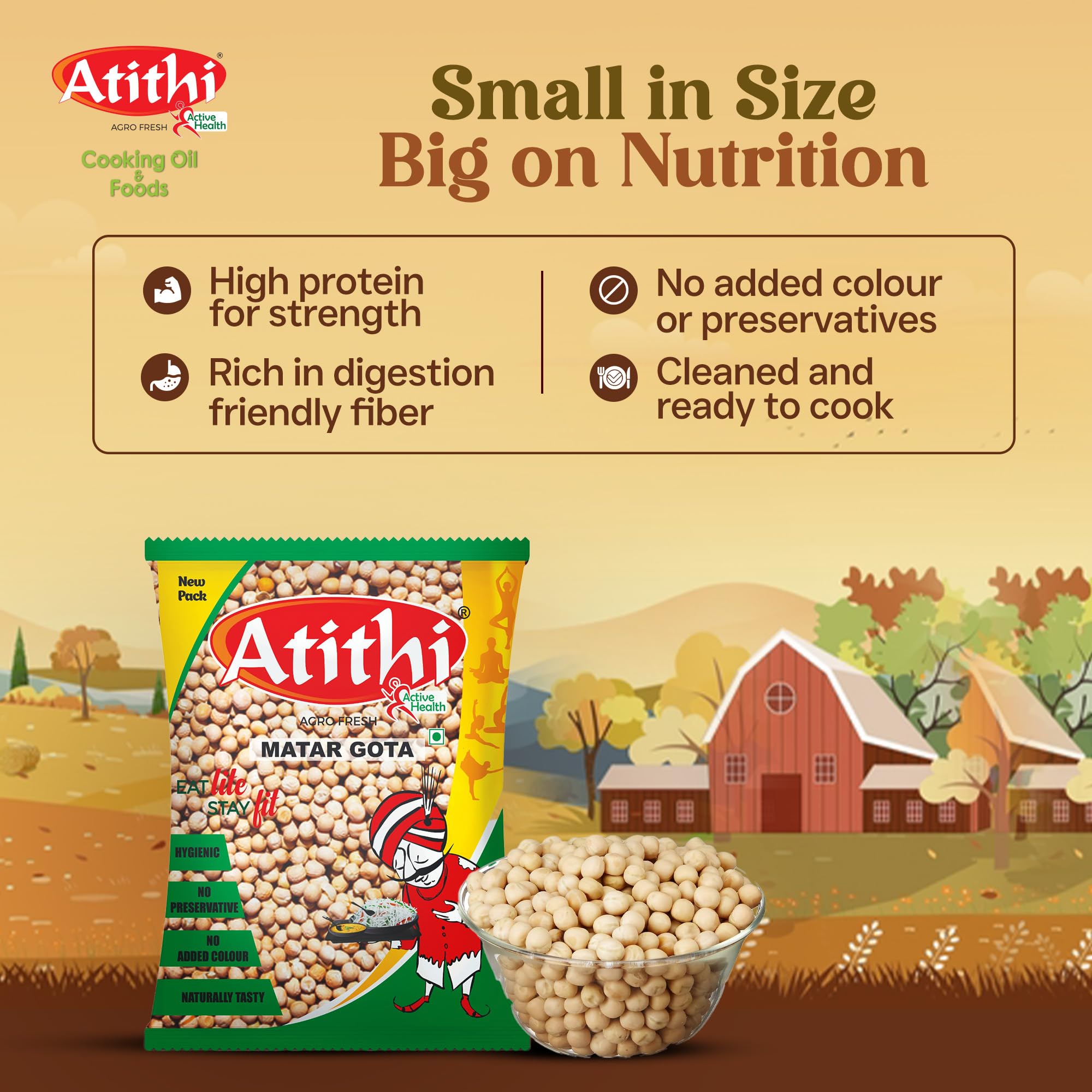Atithi Premium Safed Matar (White Peas)