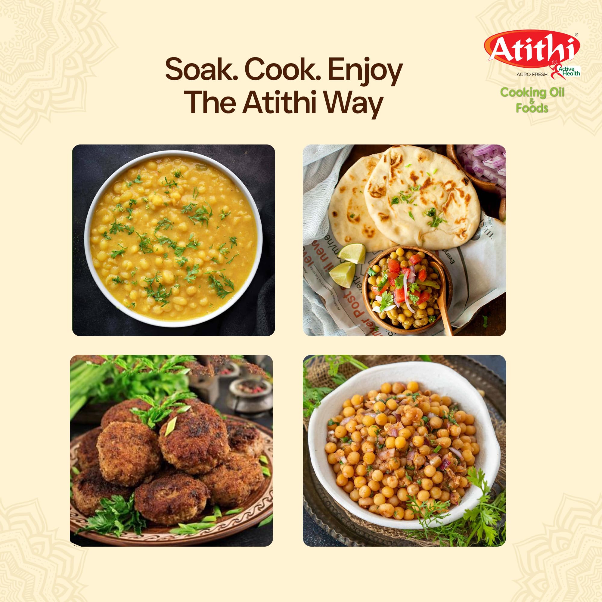 Atithi Premium Safed Matar (White Peas)