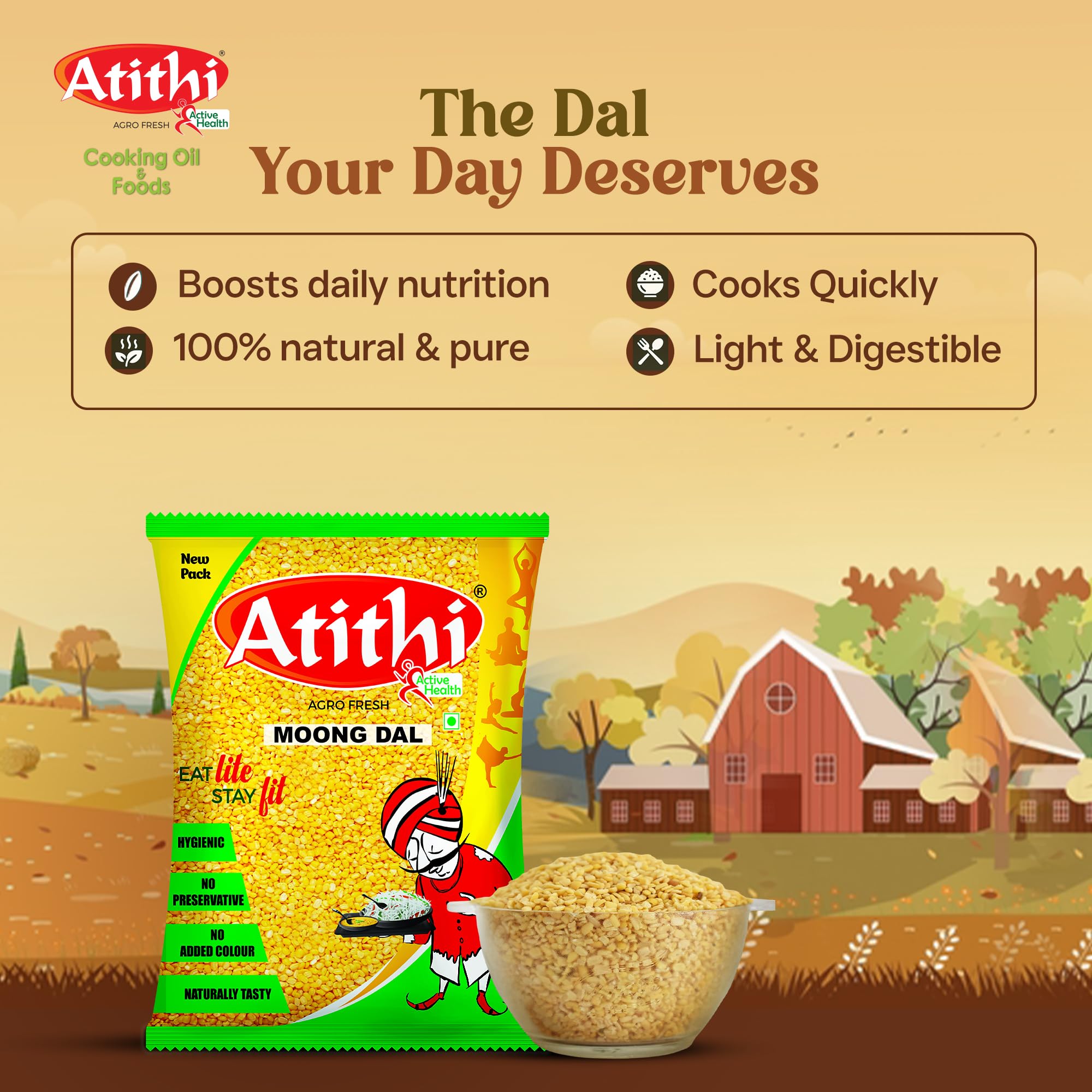Atithi Moong Dal (Dhuli)
