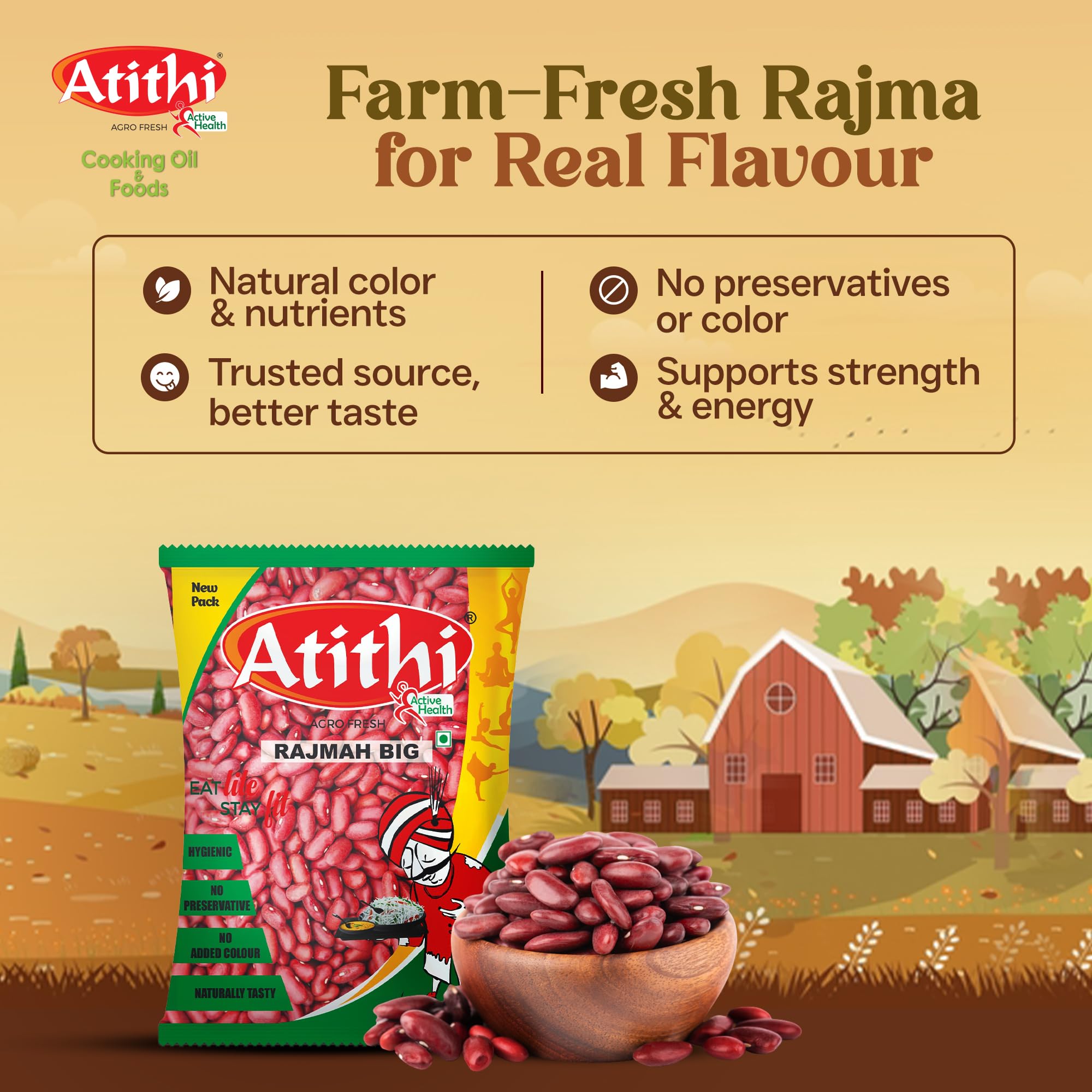 Atithi Premium Red Rajma (Lal Rajma)