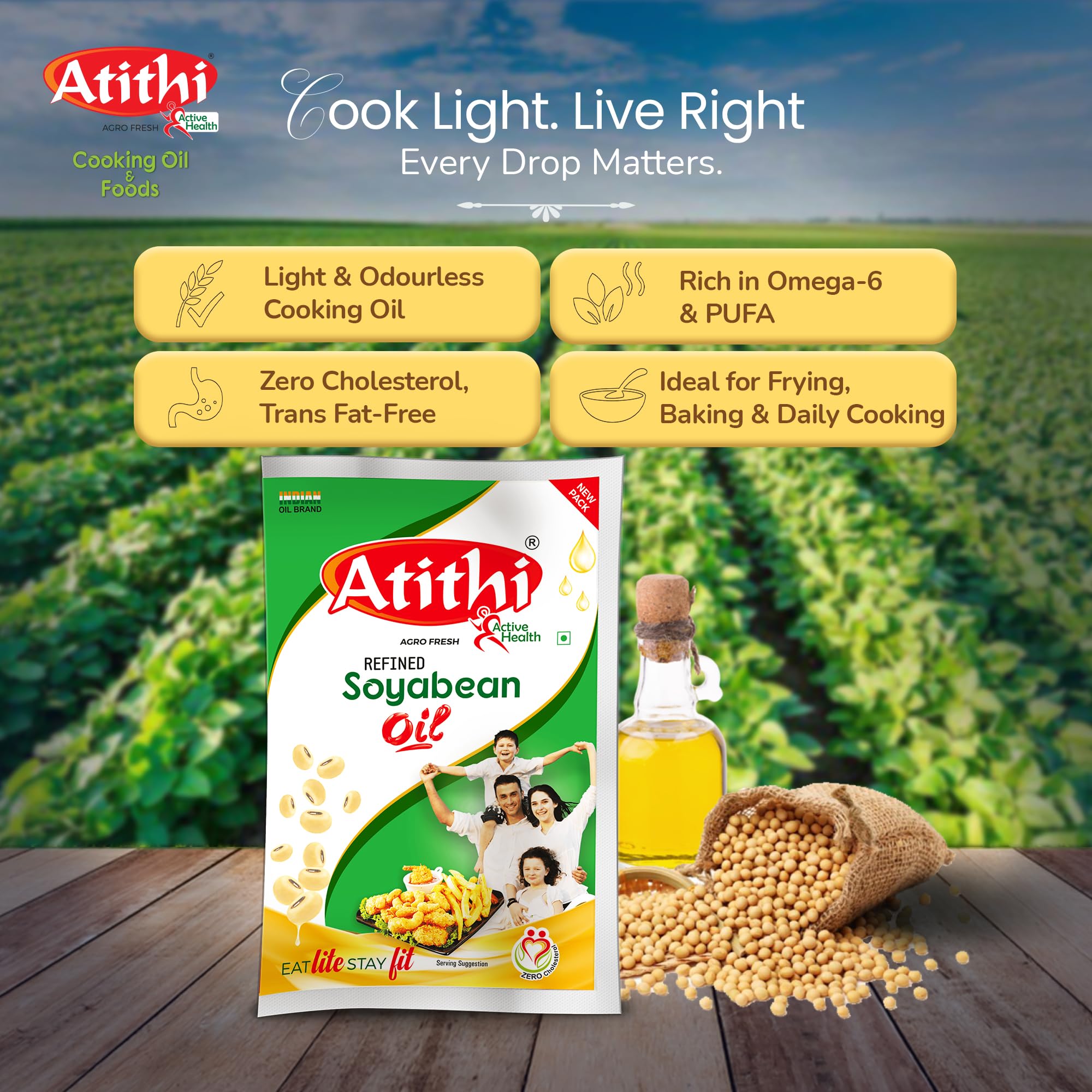 Atithi Refined Soyabean Oil